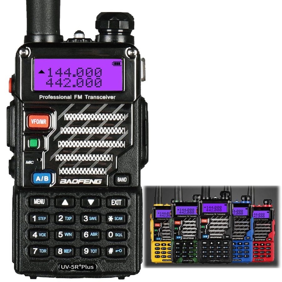 Baofeng UV-5R PLUS Analog VHF/UHF Dual-Band Handheld Radio