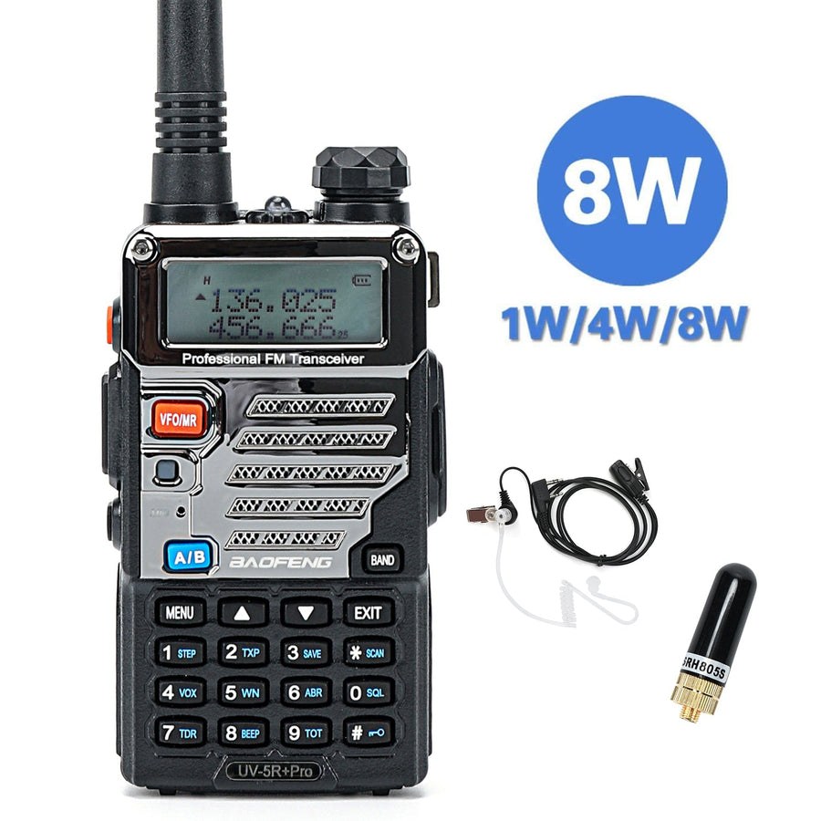 Baofeng UV-5R+Pro Analog VHF/UHF Dual-Band Handheld Radio
