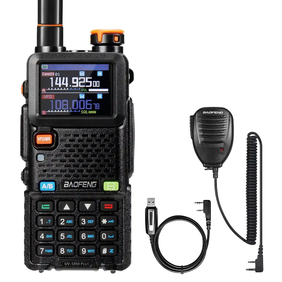 Baofeng UV-5RM Plus GPS Multi-Band Amateur Handheld Radio