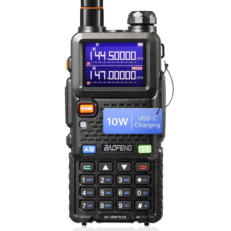Baofeng UV-5RM Plus Analog Multi-Band Handheld Radio