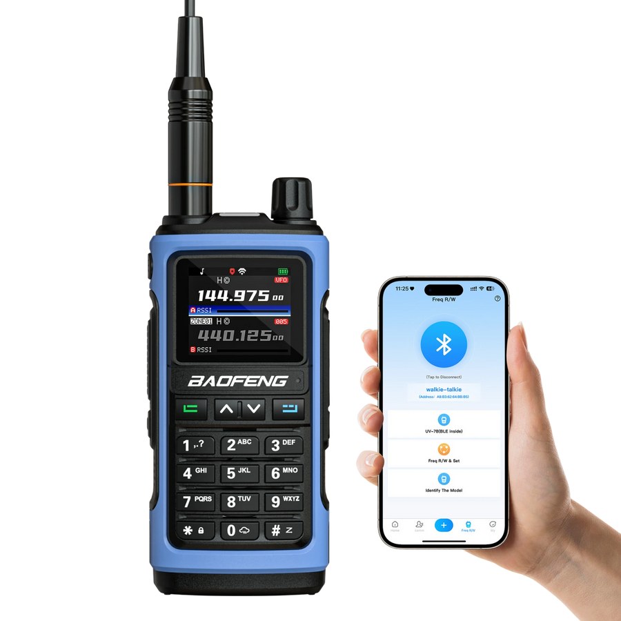 Baofeng UV-7B Analog Tri-Band Handheld Two-Way Radio
