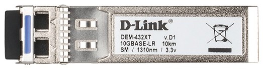 D-Link DEM-432XT 10GBASE-LR SFP+ Single-Mode Fiber Transceiver