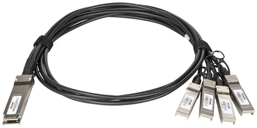 D-Link DEM-CB100Q28-4S28 100G QSFP28 to 4 x 25G SFP28 Direct Attach Cable