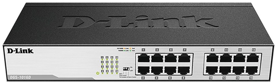 D-Link DGS-1016D 16-Port Gigabit Unmanaged Desktop Switch