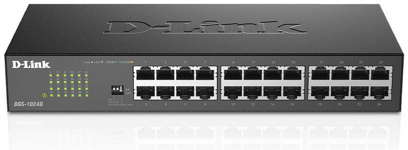D-Link DGS-1024D 24-Port Gigabit Unmanaged Desktop Switch
