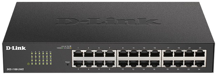 D-Link DGS-1100-24V2 24-Port Gigabit Smart Managed Switch