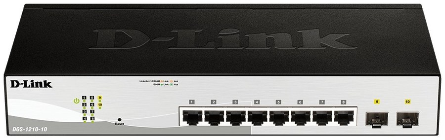 D-Link DGS-1210-10 10-Port Gigabit Smart Managed Switch