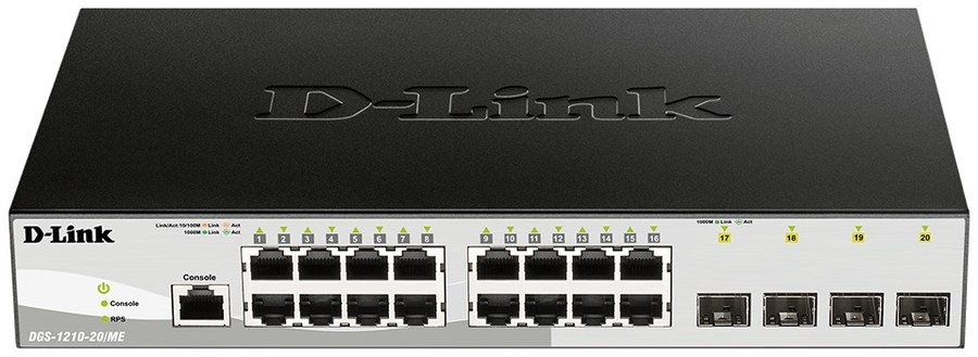 D-Link DGS-1210-20/ME 20-Port Gigabit Metro Ethernet Switch