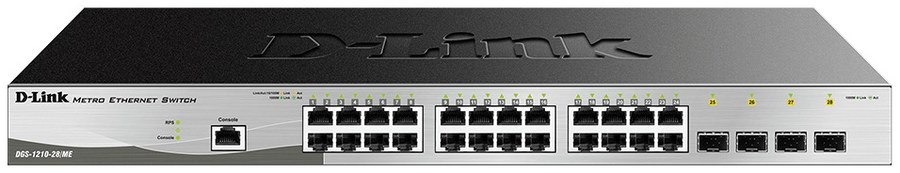 D-Link DGS-1210-28/ME 28-Port Gigabit Metro Ethernet Switch