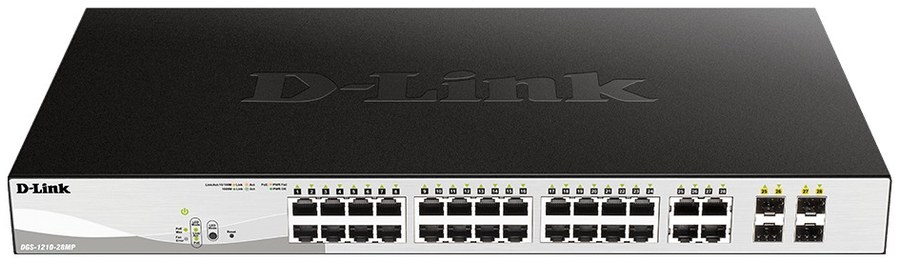 D-Link DGS-1210-28MP 28-Port Gigabit Smart Managed PoE Switch