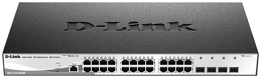 D-Link DGS-1210-28X/ME 28-Port Gigabit Metro Ethernet Switch