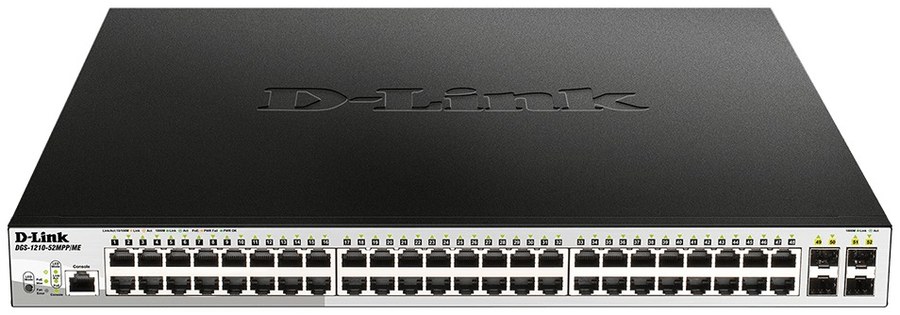D-Link DGS-1210-52MPP/ME 52-Port Managed Gigabit PoE Metro Ethernet Switch