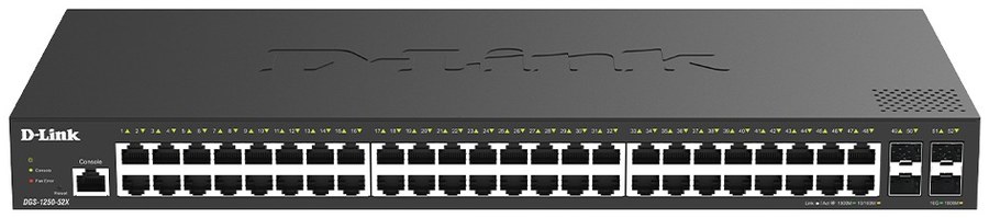 D-Link DGS-1250-52X 52-Port Gigabit Smart Managed Switch