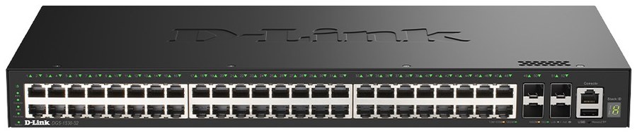 D-Link DGS-1530-52 48-Port Gigabit Stackable Smart Managed Switch