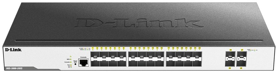 D-Link DGS-3000-28XS 28-Port Layer-2 Managed Gigabit Switch