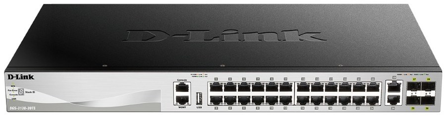 D-Link DGS-3130-30TS 30-Port Layer 3 Stackable Managed Gigabit Switch