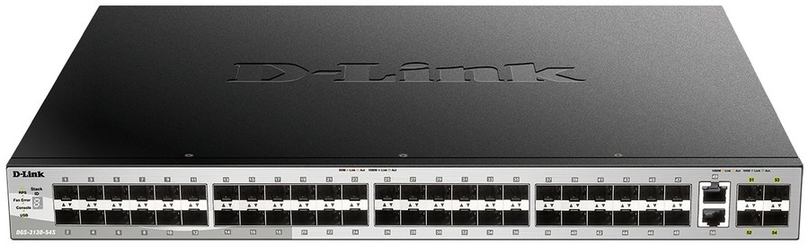 D-Link DGS-3130-54S 54-Port Layer 3 Stackable Managed Gigabit Fiber Switch