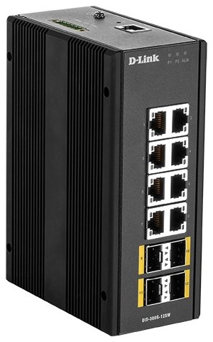 D-Link DIS-300G-12SW Industrial Gigabit Managed Switch with SFP slots