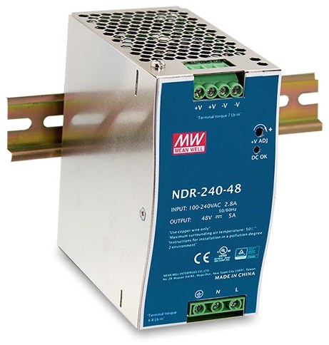 D-Link DIS-N240-48 240W 48VDC DIN Rail Power Supply