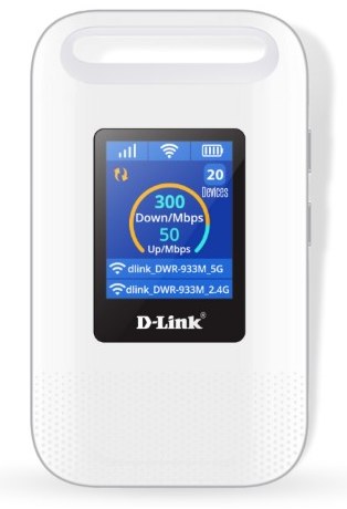 D-Link DWR-933M 4G+ LTE Cat6 AX600 Mobile Wi-Fi Hotspot