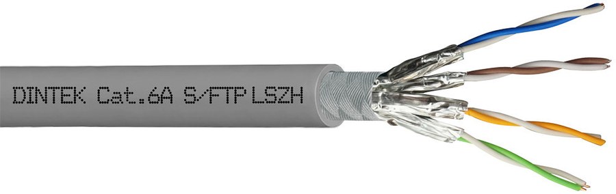 Dintek 1105-06028 PowerMAX+ Cat.6A S/FTP Shielded Cable