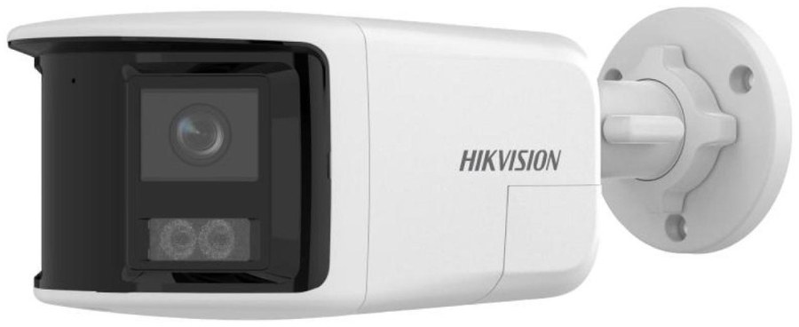 Hikvision DS-2CD1T63G2P-LIUF/SL 6 MP Dual Lens Stitched Wide Angle Smart Hybrid Light Fixed Bullet Network Camera