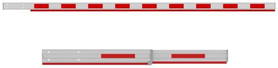Hikvision DS-TMG001-3D(2.6-4m) 2.6-4m octagonal telescopic pole for 32X series barrier gate