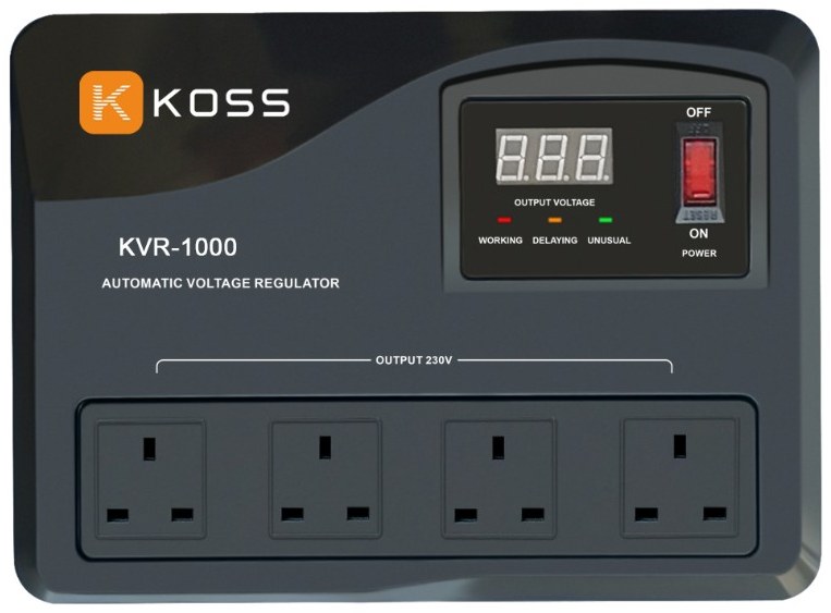 KOSS KVR-1000 Automatic Voltage Regulator