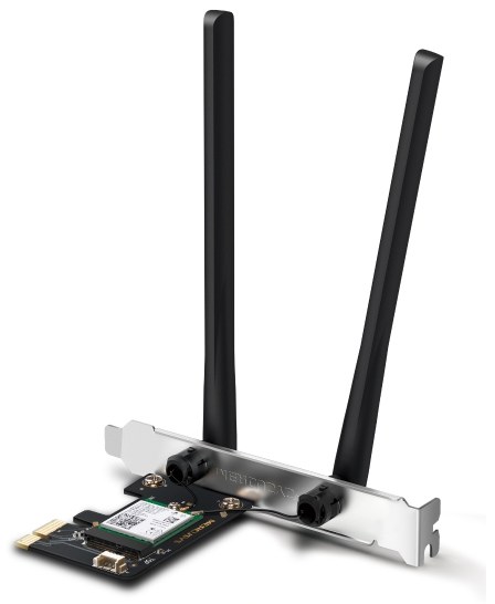 Mercusys MA80XE AX3000 Wi-Fi 6 Bluetooth 5.2 PCIe Adapter