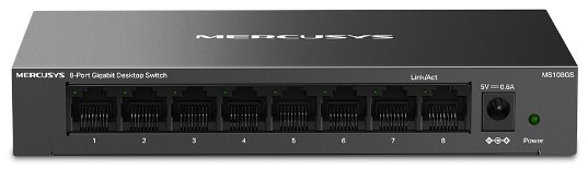 Mercusys MS108GS 8-Port Gigabit Desktop Switch