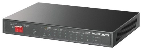 Mercusys MS110GMP 10-Port Gigabit Desktop Switch with 8-Port PoE+