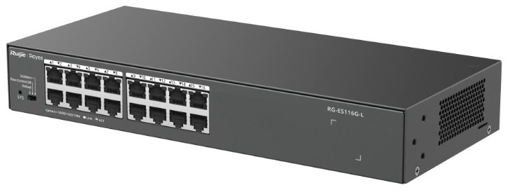 Ruijie RG-ES116G-L 16-Port Gigabit Unmanaged Non-PoE Switch