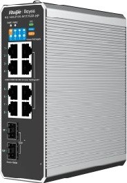 Ruijie RG-NIS2100-8GT2SFP-HP 10-Port Cloud Managed Industrial Switch