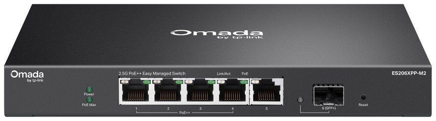 TP-Link ES206XPP-M2 Omada easy managed PoE++ switch