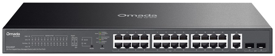 TP-Link ES228GP Omada 28-Port Gigabit Easy Managed Switch with 24-Port PoE+