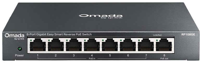 TP-Link RP108GE Omada 8-Port Gigabit Reverse PoE Switch