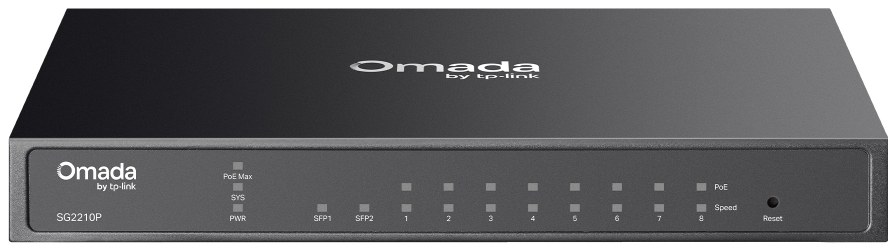 TP-Link SG2210P Omada Access 10-Port Gigabit Switch with 8-Port PoE+