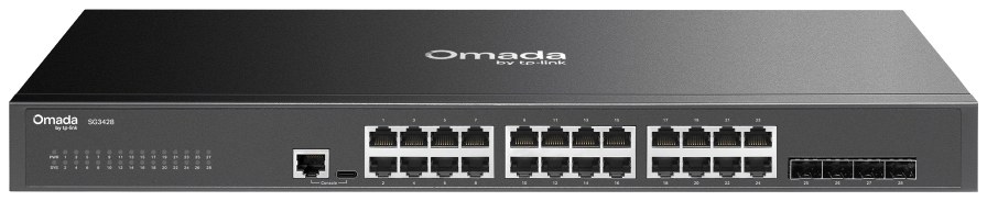 TP-Link SG3428 Omada 24-Port Gigabit L2+ Managed Switch with 4 SFP Slots