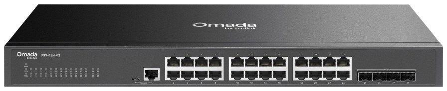 TP-Link SG3428X-M2 Omada Access Pro 24-Port 2.5G Switch with 4 10GE SFP+ Slots