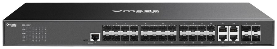 TP-Link SG3428XF Omada Aggregation 24-Port SFP Switch with 4 10GE SFP+ Slots