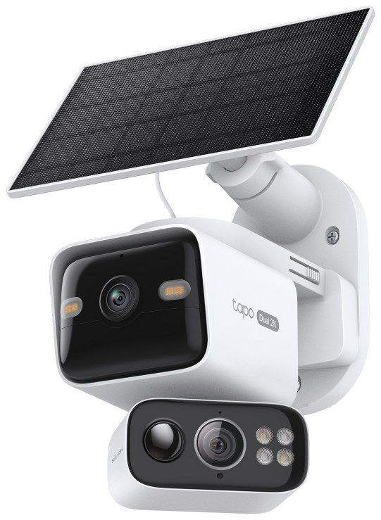 TP-Link Tapo C645D KIT Solar-Powered Dual-Lens Pan/Tilt Security Camera Kit