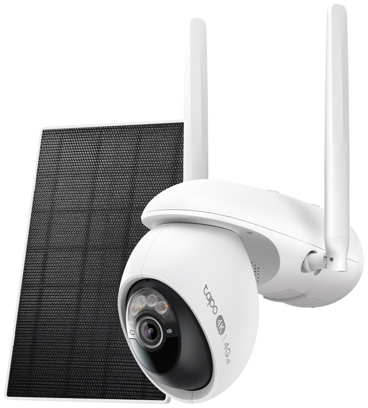 TP-Link Tapo C665G KIT Solar-Powered Pan/Tilt Wi-Fi/4G LTE Security Camera Kit
