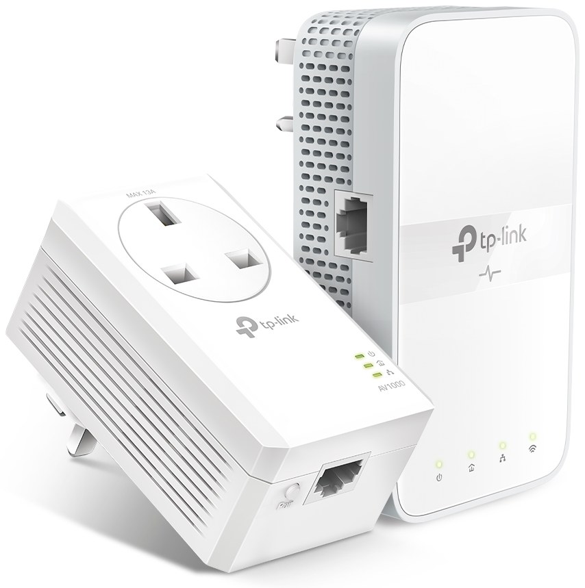 TP-Link TL-WPA7617 KIT AV1000 Gigabit Passthrough Powerline ac Wi-Fi Kit