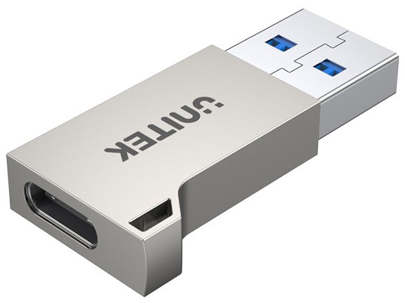 Unitek A1034NI USB-A to USB-C Zinc Adapter