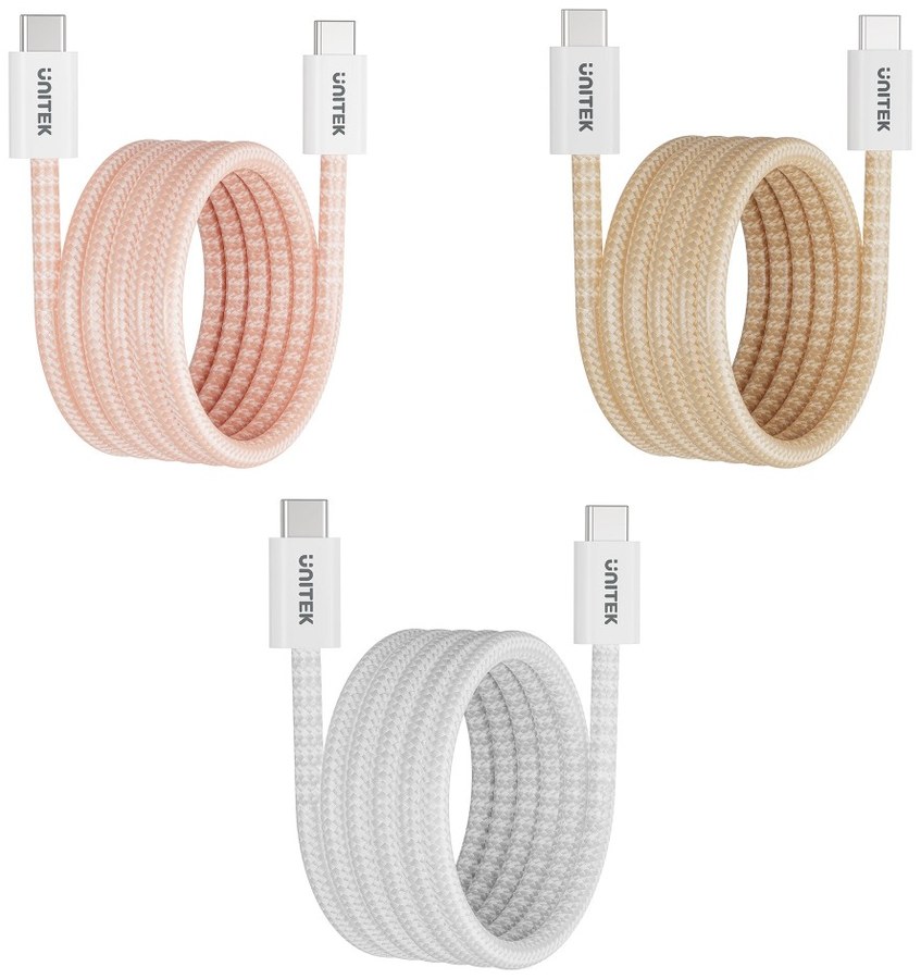 Unitek C14141AWH01-1M 100W Magnetic USB-C Cable