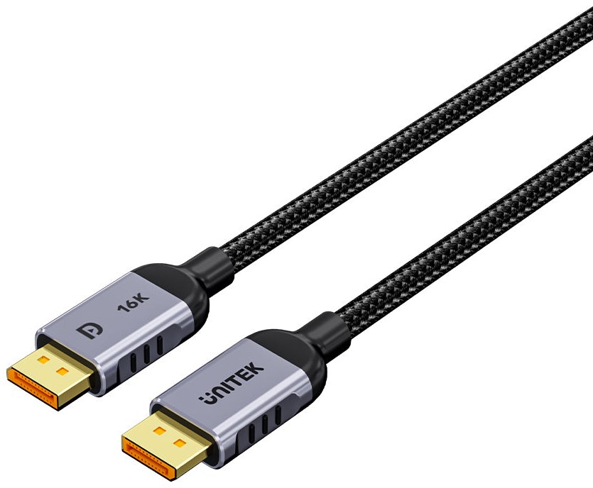 Unitek C1626GY01-2M DisplayPort 2.1 Male to Male Cable