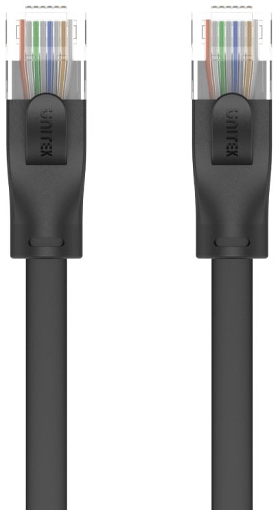 Unitek C1811GBK Cat 6 UTP RJ45 Flat Ethernet Cable