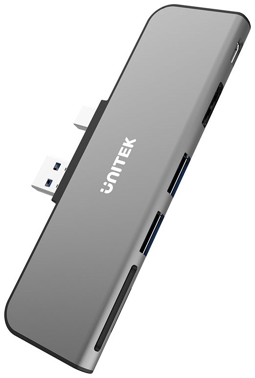 Unitek D1021A uHUB H6+ 6-in-2 USB 3.0 Hub for Surface Pro