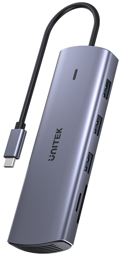 Unitek D1113A 9-in-1 USB-C Hub with Dual Display and Card Reader