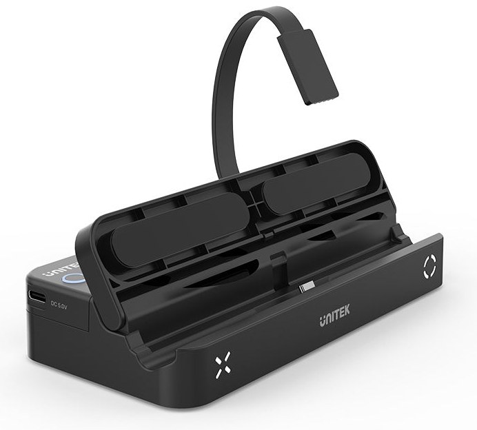 Unitek G1002B01 Switch Docking Station with Game Card Reader